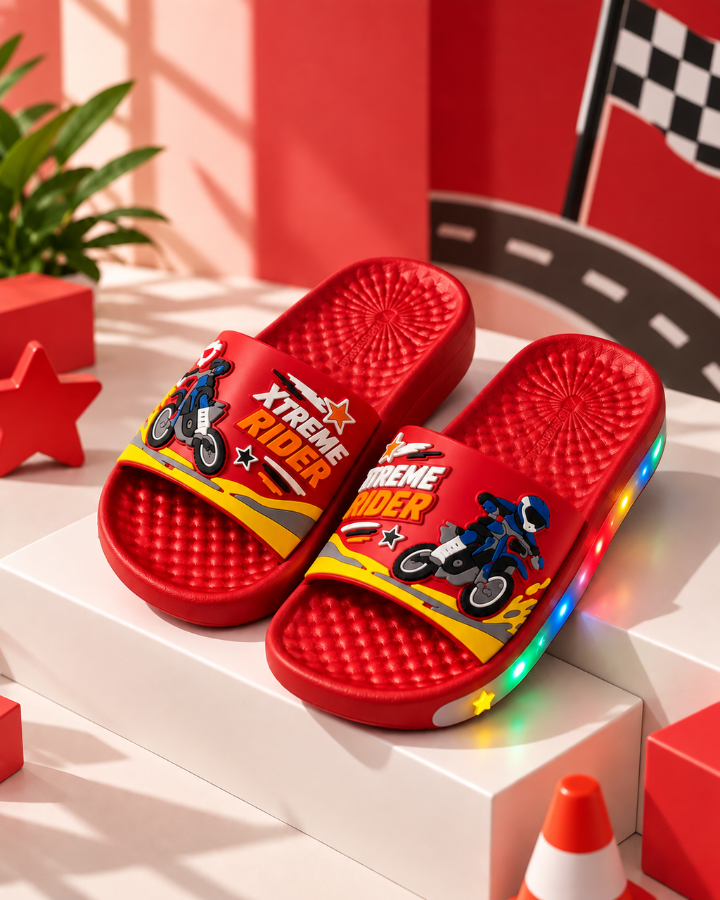 Xtreme Rider Red (With Lights)